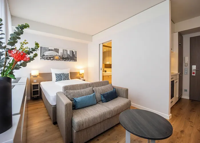شقة فندقية Brera Serviced Frankfurt Oper 4*